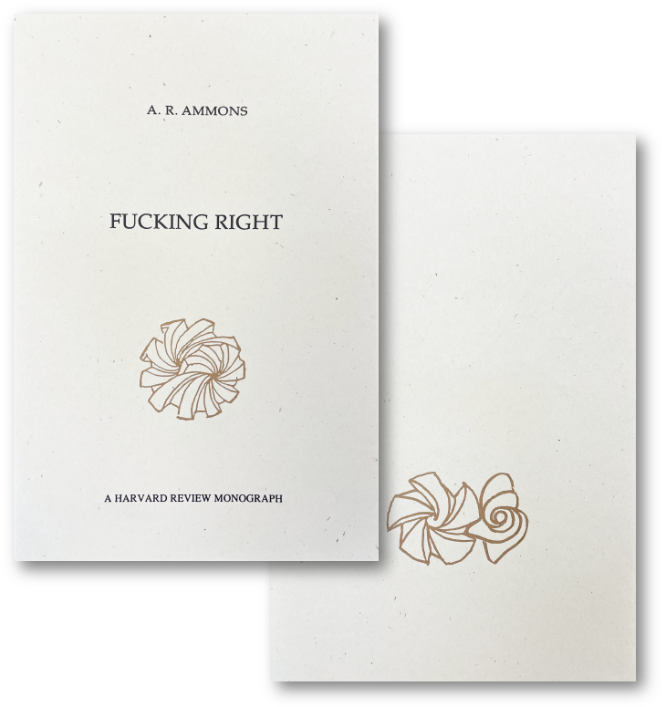 Fucking Right by A.R. Ammons
